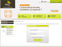 Tablet Screenshot of espaceprive.aprilmarine.fr